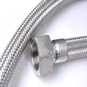 Anpassung der Schlauch öffnung Flansch typ Edelstahl Flexibles geflochtenes Metall Wellblech 30mm Rohr Nahtloses Splitter Qianli