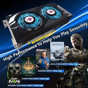 การ์ดแสดงผล Radeon 580 8GB PCIE 3.0 พัดลมระบายความร้อนคู่ GDDR5 1289MHz 2048SP 256 บิต รองรับ VGA - Product Image 3