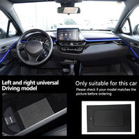 Chargeur magnétique sans fil pour voiture Toyota CH-R 2019-2025, allume-cigare, charge rapide 15W, amovible, LED, ignifuge, certifié CE/FCC