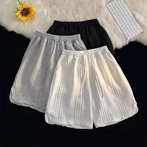 Conjunto deportivo de verano para niños, camiseta de manga corta con solapa y cremallera, pantalones cortos minimalistas con bolsillo con cordón - Product Image 6