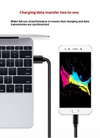 Kabel Data TYPE-C pengisian cepat 3A terlaris kabel pengisian daya ponsel lintas batas 5A kompatibel semua koneksi USB Tipe C