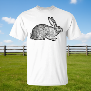 Camiseta Vintage con Diseño de Conejo de Granja, Estilo Country, Promocional - Product Image 3