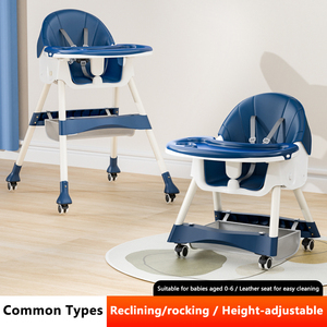 Chaise haute pour bébé, chaise de croissance et balançoire 2 en 1, siège d'apprentissage pour bébé de 0 à 6 ans, chaise de table à manger essentielle - Product Image 3