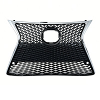 Grille de pare-chocs avant en ABS durable avec bordure chromée électro-plaquée de qualité supérieure et revêtement premium pour Lexus IS350 2014