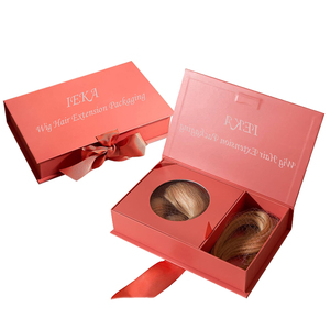 Cajas de Empaque para Extensiones de Cabello con Logotipo Personalizado, Cajas Magnéticas de Lujo para Empacar Cabello, Cajas para Extensiones de Cabello y Pelucas - Product Image 3