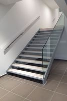 Poutres en acier double épaissies et durables pour la charge des escaliers intérieurs domestiques (Construction Acier-Bois)