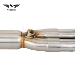 YHMOTO Tuyau de raccordement intermédiaire d'échappement, tube de silencieux, pièces de performance pour Honda CBR250RR 2017-2023 - Product Image 6