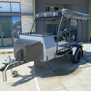 2025 nhỏ off road phẳng tùy chỉnh đồ chơi Hauler <span class=keywords><strong>RV</strong></span> Lều tiêu chuẩn Úc tiện ích cắm trại du lịch Trailer off-road di động - Product Image 2