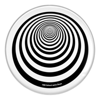 Beattello 20 Inch Single Bass Drum Head 5 Patterns with Circle PVC Material Musical Instrument Accessory