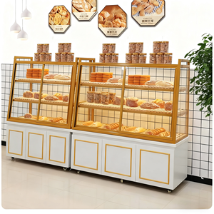 Vetrina Espositiva Commerciale in Vetro XY per Prodotti da Forno e Servizio in Negozio di <span class=keywords><strong>Pasticceria</strong></span> - Product Image 5