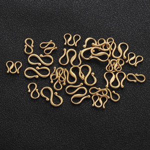 10 adet/torba 18K gerçek altın kaplama S <span class=keywords><strong>M</strong></span> toka konnektörler paslanmaz çelik balıkçılık toka kanca DIY el yapı<span class=keywords><strong>m</strong></span>ı takı aksesuarları için - Product Image 1