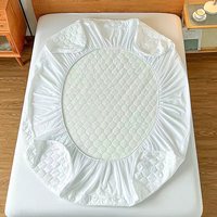 Protège-matelas ultrasonique sur mesure en microfibre, imperméable et antibactérien, housse de matelas, vente en gros, directement de l'usine