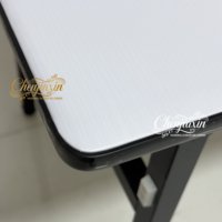 Table de salle à manger pliante rectangulaire de luxe de 6 ou 8 pieds, idéale pour cafés, mariages, banquets et buffets – Fabrication chinoise