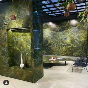 Natural Brazilian Green Peas Quartzite Victoria Regia Quartzite Stone Slab Prices for Luxury Home Floor Wall <b>Tiles</b> - Product Image 4