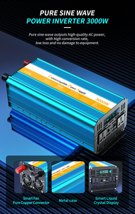 off Grid Solar Power System <strong>Pure</strong> <strong>Sine</strong> <strong>Wave</strong> DC 12V to AC 220V 2000W Inverter <strong>UPS</strong> 50Hz Home Appliance - Product Image 4