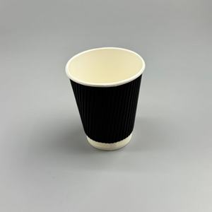 Gobelet en papier jetable blanc à paroi simple, enduit de PE, impression de logo personnalisé, 6-20 oz, pour café, thé, boissons à emporter - Product Image 4