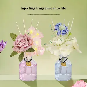 Diffuseur d'arômes de grande capacité 100 ml, taille standard, longue durée, série de senteurs florales et fruitées, aromathérapie sans feu, intérieur, chambre à coucher - Product Image 2