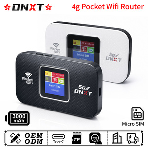 Router WiFi Portátil DNXT con Tarjeta SIM, WiFi6 300Mbps, 4G LTE, WPS Universal, Modo AP, Mini Router 3G 4G para Viajes - Product Image 1