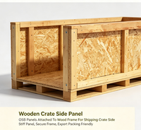 Panneau fini en panneaux de particules orientées (OSB) Dingtu DT01 18 mm pour meubles, usage extérieur, construction de bâtiments, enclos, garantie 3 ans