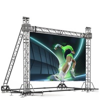 High Performance 500x500mm LED Display Screen Wireless File Import Multi Window Display Waterproof Grade LED Board