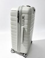 Bagages à main légers 20 24 28 pouces Coque rigide en PC 360 °   Valise de voyage à roulettes avec serrure TSA