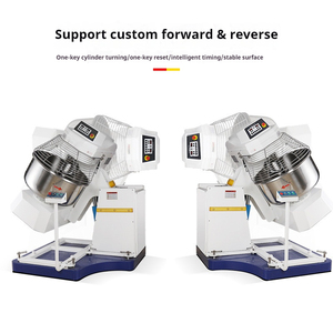 Heißer Verkauf 100kg Hochgeschwindigkeits-Spiralknetmaschine mit Automatisch Hebendem Kessel und Kupplung - Product Image 5