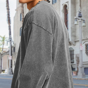 T-Shirt a Maniche Lunghe Personalizzata di Alta Qualità per Uomo e Donna, Moda Casual, Vestibilità Comoda, Confezione Brandizzata, Basso MOQ, Campionatura in 7 Giorni - Product Image 2