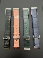 Bracelet en cuir véritable gaufré crocodile de luxe pour Whoop 5.0, 24 cm réglable, logo personnalisé, stock disponible, livraison rapide