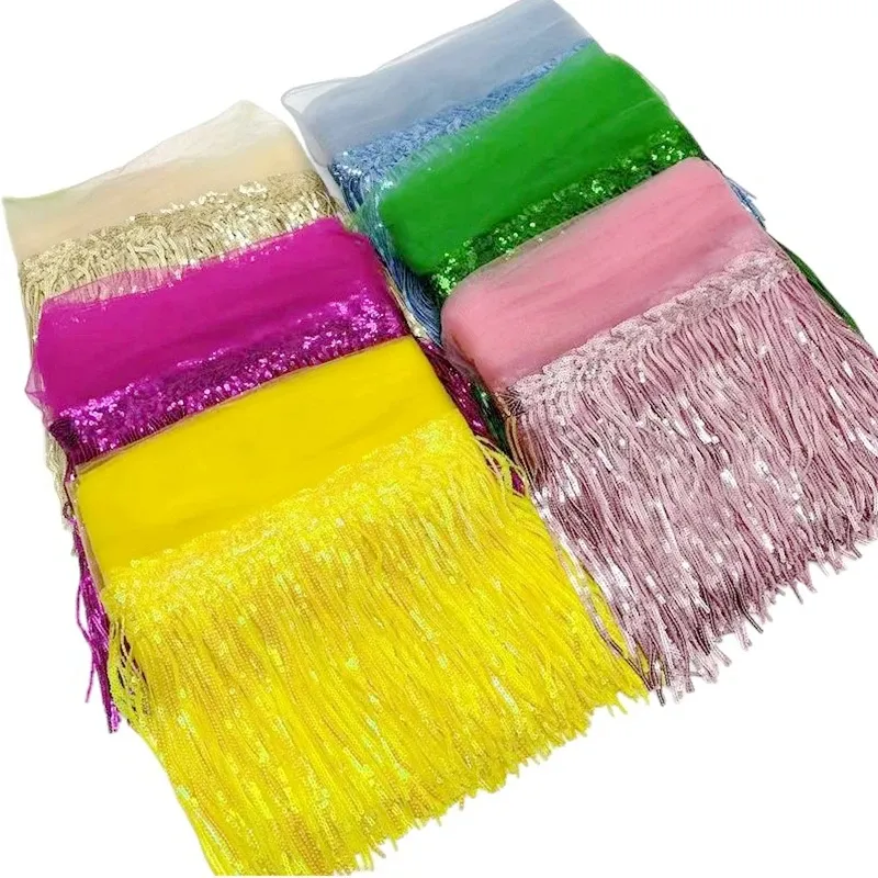 Großhandel 20 cm Pailletten Tassel Fransen-Schmuck Heimdekoration für Handwerk Kleidung-Zubehör Schmuck