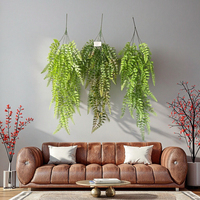 Plante artificielle murale suspendue, type lierre, pour décoration de fenêtre, maison, mariage, salon, branches colorées, plâtre de plafond