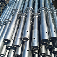 Système d'échafaudage Ringlock galvanisé avec plateformes pour la construction – Type d'échafaudage à anneaux