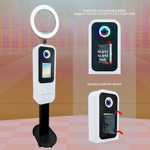 Cabina de Fotos Profesional para Selfies P322W con Ranura para Impresora, Cabina de Fotos DSLR Integrada para iPad con Anillo de Luz o Flash - Product Image 4