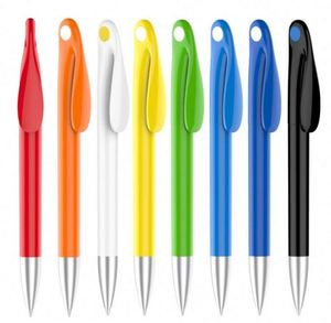Wholesale Colorful Plastic Custom Logo Ballpoint Promotional <b>Gift</b> <b>Pen</b> - Product Image 1