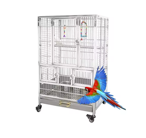 Cage à oiseaux classique de luxe, portable, antirouille et respirante, pour l'intérieur - Product Image 6