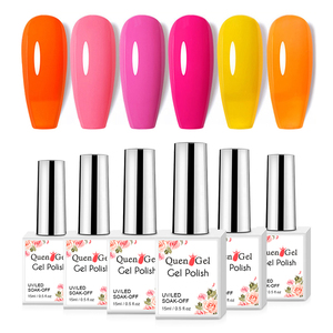 Esmalte de Uñas en Gel de Colores Jelly Candy de Quengel Factory, 15 ml, Muestras Gratis, Esmalte de Uñas <span class=keywords><strong>Fluorescente</strong></span>, Gel UV - Product Image 4
