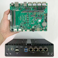 4 Slot NVME OEM Tanpa Kipas Mikrotik Ubuntu Soft Router AMD Ryzen R5-7640HS R7-8845HS Linux PC Komputer Industri Mini PC Linux
