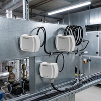 Capteur de température de conduit SIEMENS QAM2112.040 pour systèmes de traitement de l'air CVC, indice de protection IP54, garantie de 12 mois