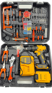 สว่านอเนกประสงค์ ELETORQ HYHKI101 21V พร้อมกล่องแข็งแบบ OEM ปรับแต่งได้ ชุดดอกสว่านสำหรับใช้ในบ้าน รับประกัน 1 ปี สแตนเลส 201 HYHKI101 รุ่นมืออาชีพ - Product Image 1