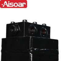 Soudés personnalisés Heavy Duty double pression du vérin hydraulique tonne pour camion à benne basculante