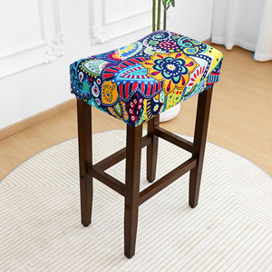 Housses <span class=keywords><strong>de</strong></span> tabourets Rectangle, housses <span class=keywords><strong>de</strong></span> <span class=keywords><strong>tabouret</strong></span> <span class=keywords><strong>de</strong></span> <span class=keywords><strong>bar</strong></span> rectangulaires imperméables imprimées extensibles Couverture <span class=keywords><strong>de</strong></span> <span class=keywords><strong>tabouret</strong></span> <span class=keywords><strong>de</strong></span> vanité élastique Comptoir amovible - Product Image 1