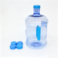 Bouchons personnalisés pour bouteilles en plastique de 5 gallons, 55 mm, anti-déversement, pour bidons d'eau, bouchons de remplacement anti-éclaboussures pour fontaines à eau.
