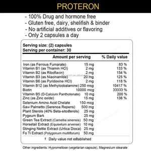 Cápsulas para el cabello bloqueadoras de DHT de etiqueta privada con Saw Palmetto 500mg Biotina <span class=keywords><strong>10000</strong></span> Suplemento para el cabello Regrow Hair 60 Cápsulas - Product Image 6