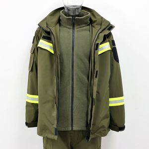 Combinaison de travail haute visibilité FR, veste et pantalon imperméables, ignifuges, vêtements de sécurité avec bande réfléchissante - Product Image 3