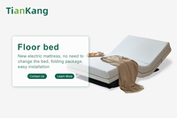 Cadre de lit électrique réglable avec matelas en mousse à mémoire de forme, fonction massage, écologique, ignifuge, fonctionnalités intelligentes