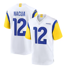Camiseta de Fútbol Americano Juvenil de Los Angeles Rams # 17 Puka Nacua # 10 Cooper Kupp # Disfraz de jugador de manga corta 99 - Product Image 5