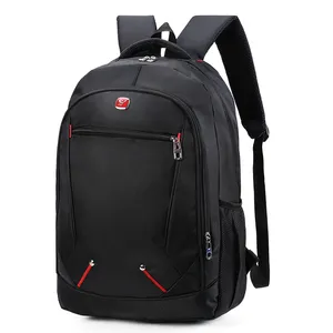 Mochila de nailon para hombre, morral para ordenador portátil inteligente de escuela, a la moda, precio de fábrica, venta al por mayor, 2023