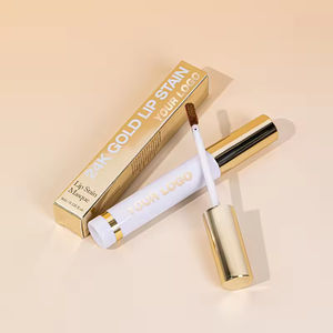 Vente en gros OEM Marque privée Rouge à lèvres <span class=keywords><strong>peel</strong></span>-<span class=keywords><strong>off</strong></span> 24K or, <span class=keywords><strong>masque</strong></span> teinté pour les lèvres, imperméable, longue tenue, brillant à lèvres, logo personnalisé - Product Image 6