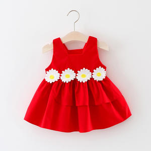 Vêtements de boutique pour enfants de haute qualité en gros, robes unies pour petites filles, vêtements pour enfants - Product Image 2