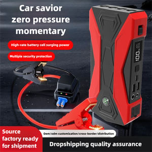 Fuente de alimentación de arranque de emergencia para automóvil, dispositivo de arranque de emergencia de 12 V, equipo de <span class=keywords><strong>carga</strong></span> de batería, energía para exteriores (modelo Y6/Incluye una caja de herramientas) - Product Image 2