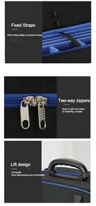 Kazhi ảnh studio thiết bị nhiếp ảnh Ánh sáng đứng ma thuật chân C đứng cán túi với bánh xe lưu trữ Xe đẩy mang túi - Product Image 5